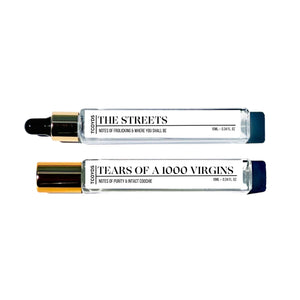 THE STREETS Perfume Oil 10ml and TEARS OF A 1000 VIRGINS Perfume Oil 10ml Bundle