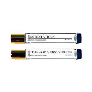 OSTENTATIOUS Perfume Oil 10ml and TEARS OF A 1000 VIRGINS Perfume Oil 10ml Bundle